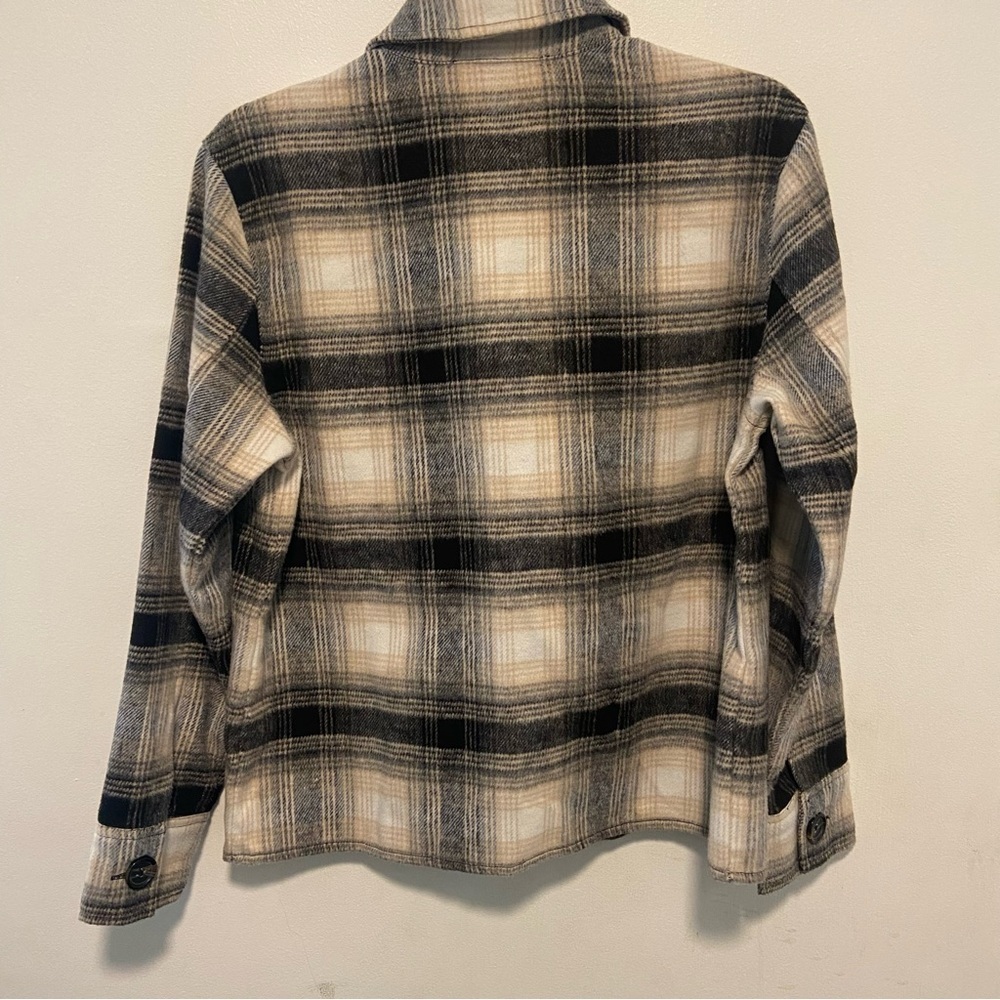 BB Dakota Steve Madden Women’s Jacket Size Small Button Up Plaid Preppy Academia - Picture 6 of 11